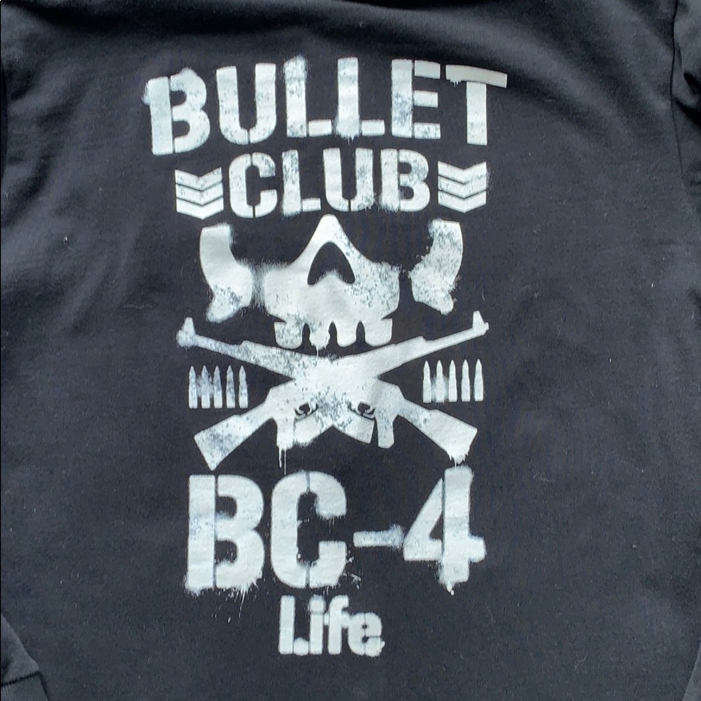 NJPW Bullet Club zip up hoodie XL - Picture 7 of 7